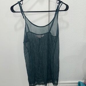 Victoria secret Sheer Green gown